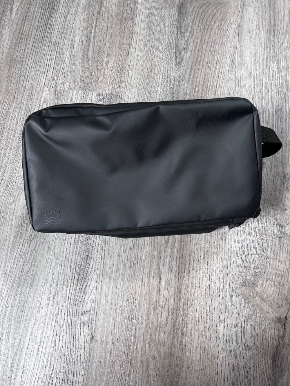 Gravel Explorer Max Toiletry Bag Black hardly used pockets